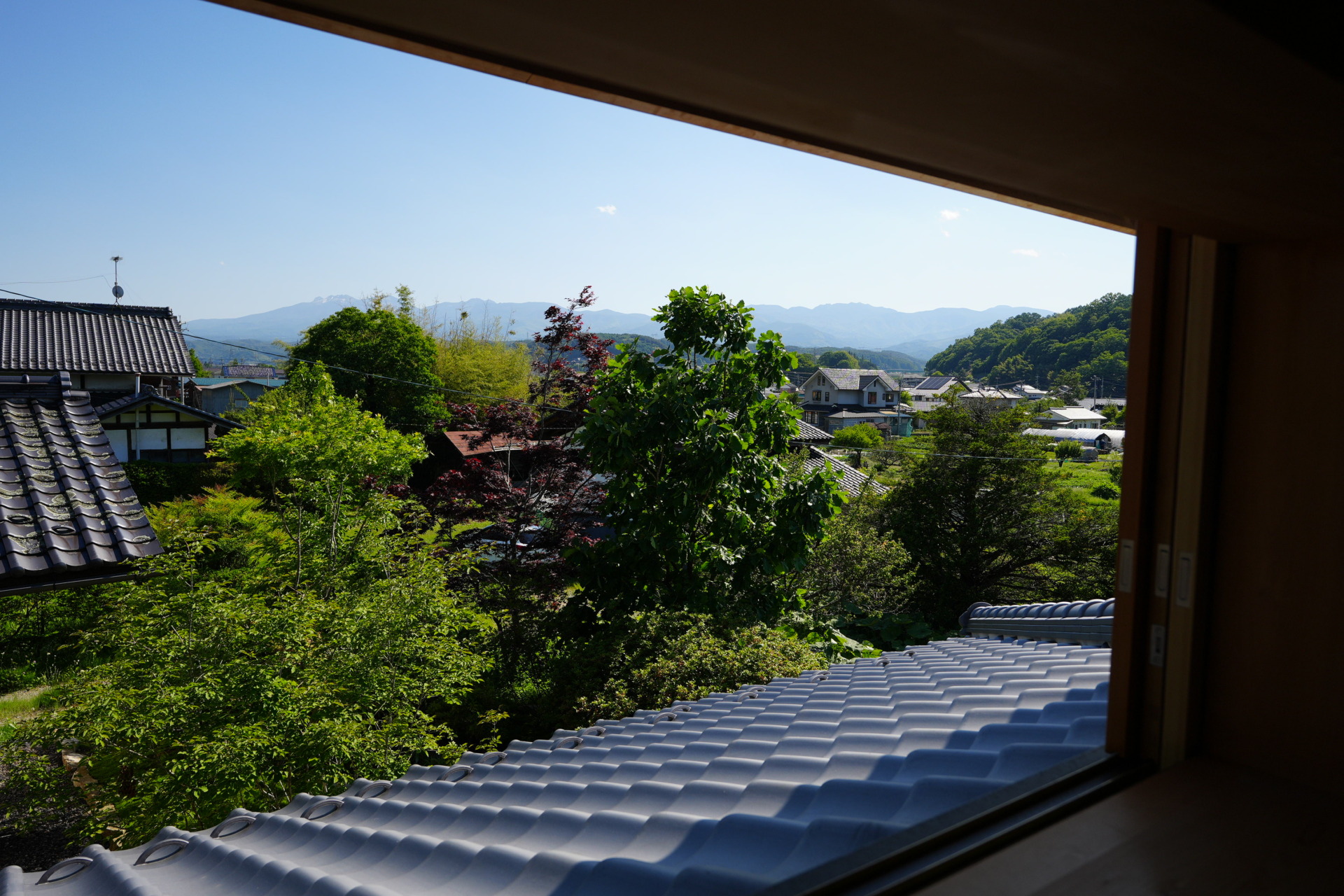 窓から見える風景
