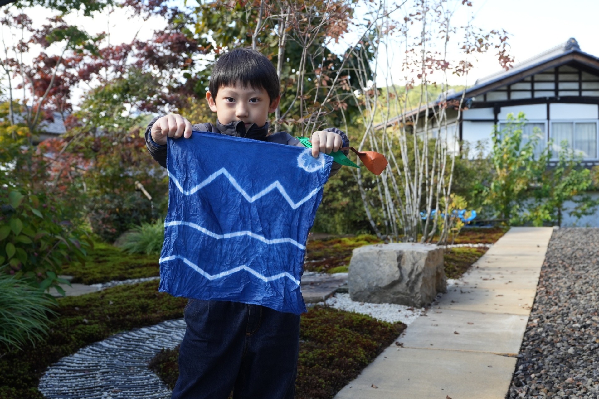 藍染体験in布流久佐